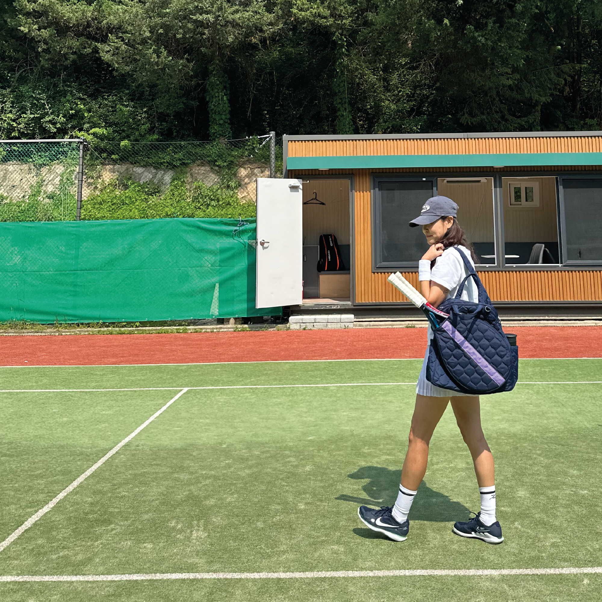 [파트너 스페이스] 헤이쥬드 Mate Tennis Bag 메이트 테니스 가방 ( Radu Navy _ 바이올렛 )
