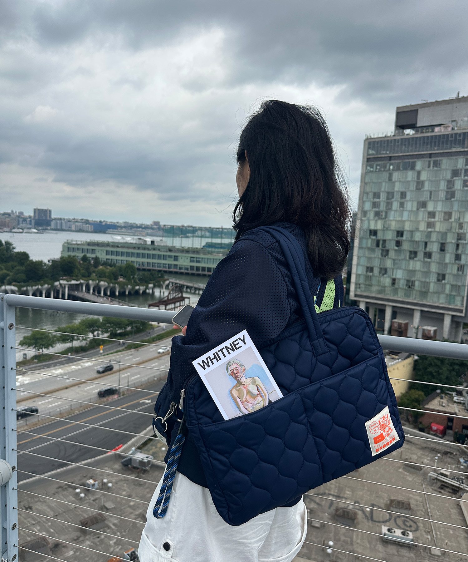 [파트너 스페이스] Daily Puff Bag 워크 퍼프백 (Radu Navy)