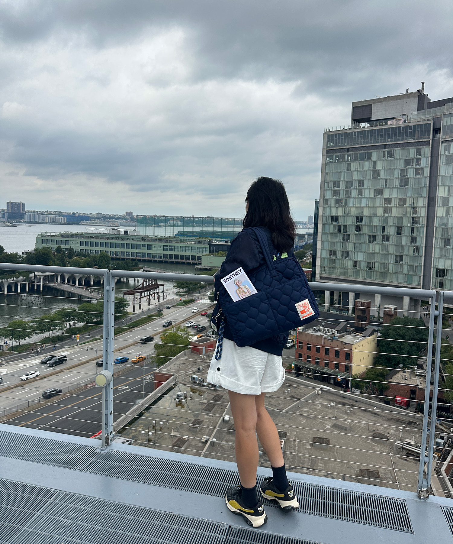 [파트너 스페이스] Daily Puff Bag 워크 퍼프백 (Radu Navy)