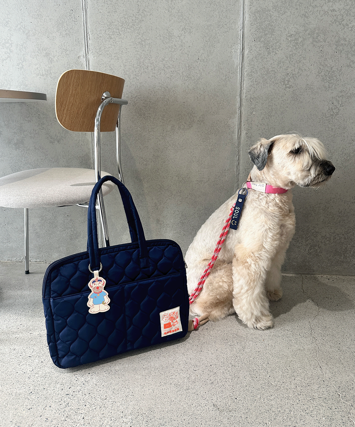 [파트너 스페이스] Daily Puff Bag 워크 퍼프백 (Radu Navy)