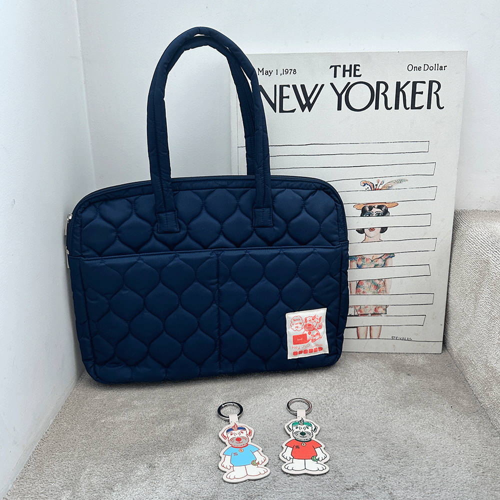 [파트너 스페이스] Daily Puff Bag 워크 퍼프백 (Radu Navy)