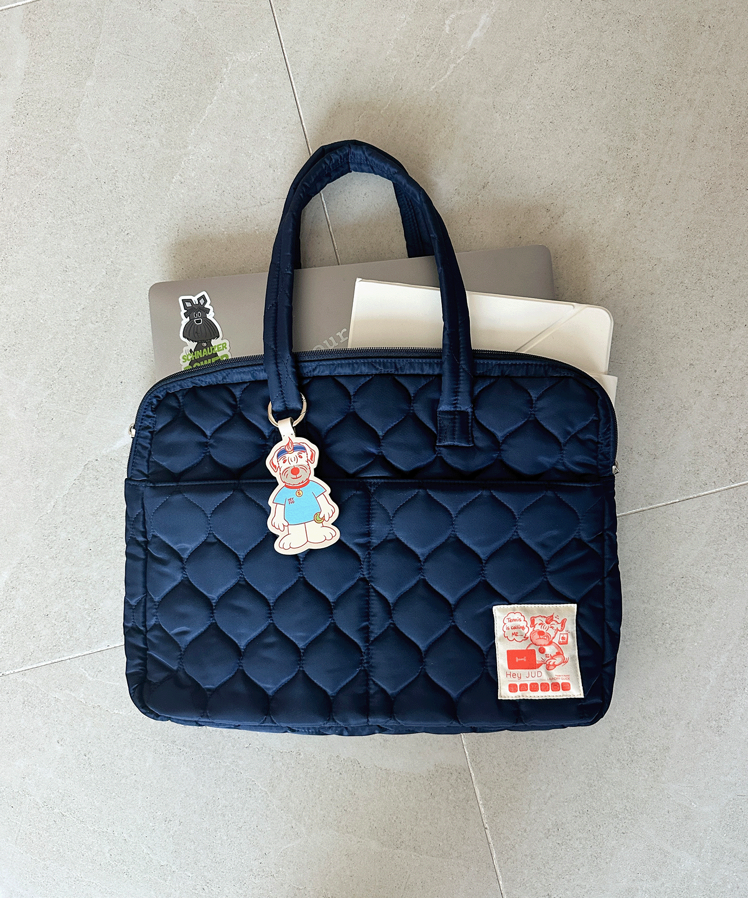 [파트너 스페이스] Daily Puff Bag 워크 퍼프백 (Radu Navy)