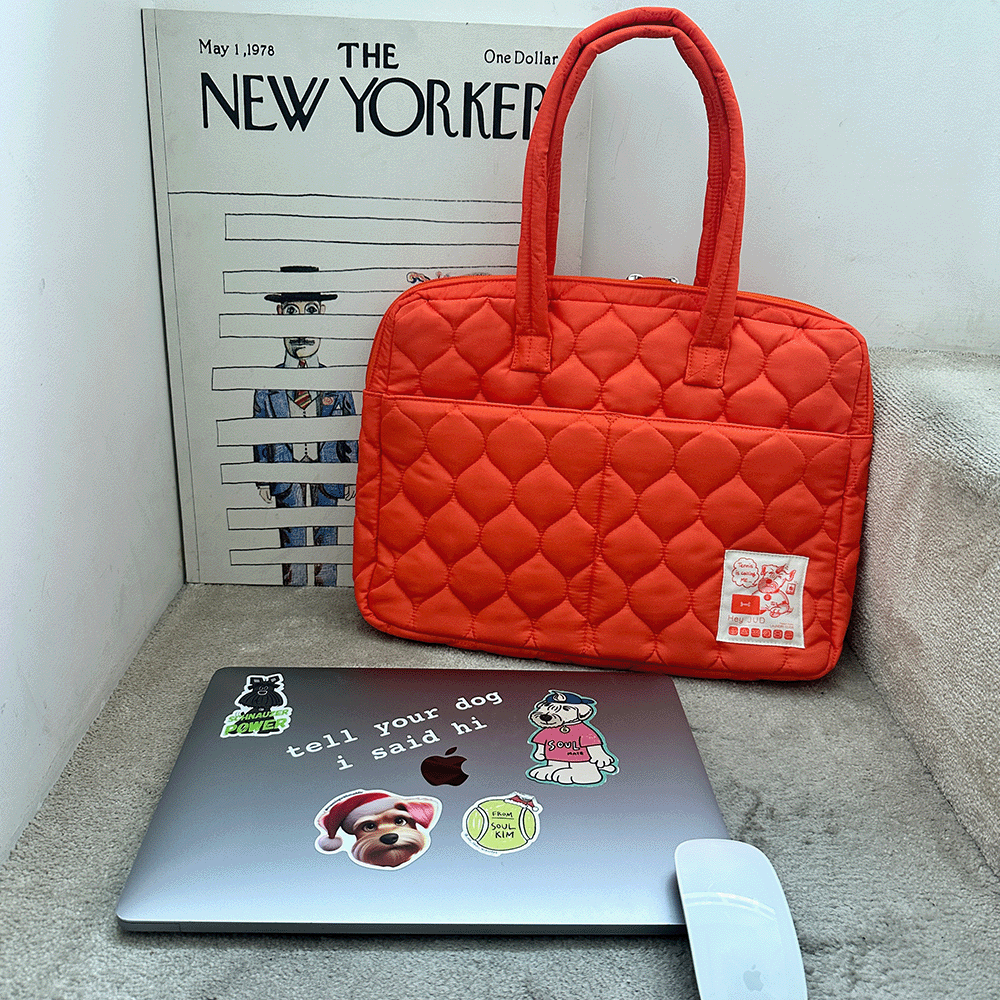 [파트너 스페이스] Daily Puff Bag 워크 퍼프백 (Radal Orange)