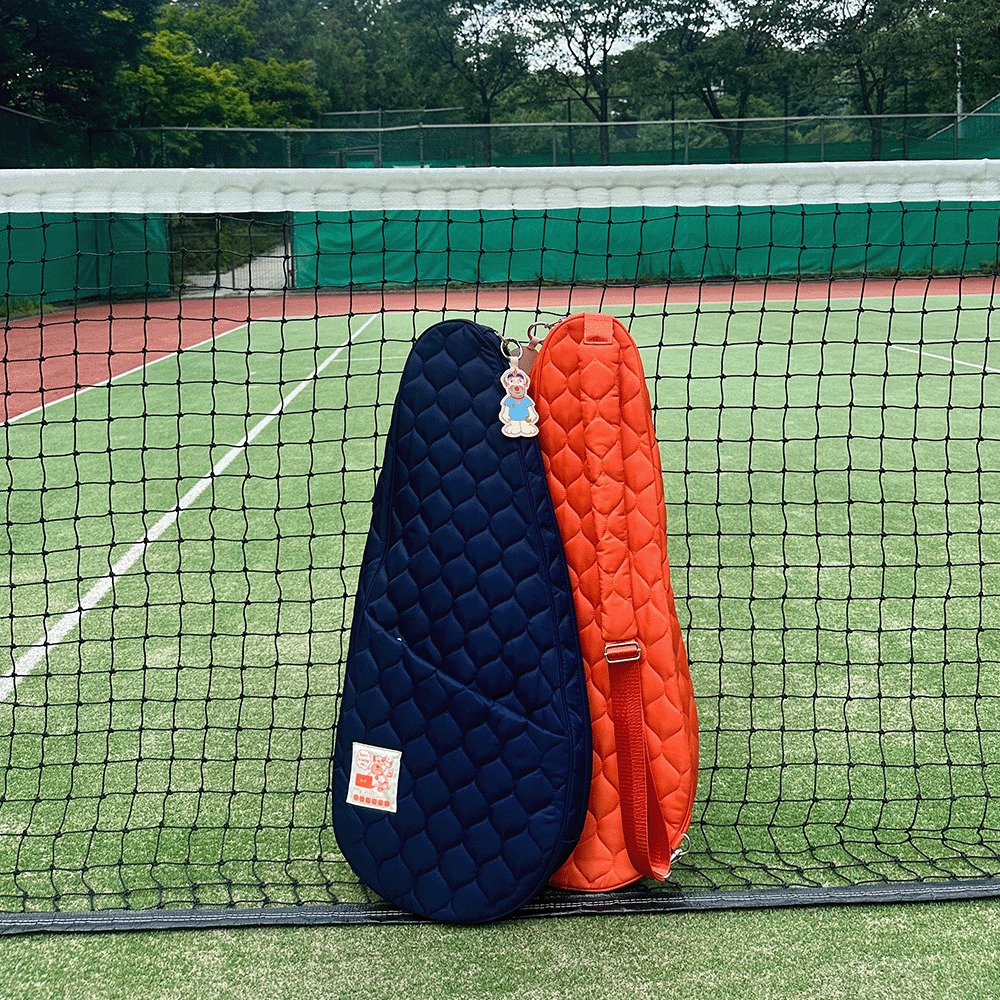 [파트너 스페이스] Tennis Dog Keyring  테니스 도그 가죽 키링 (Jud Sky)