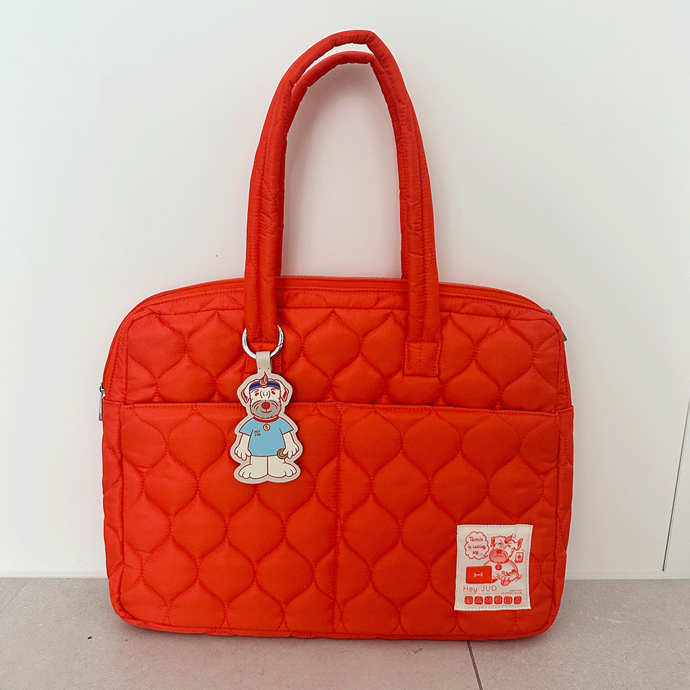 [파트너 스페이스] Tennis Dog Keyring  테니스 도그 가죽 키링 (Jud Sky)