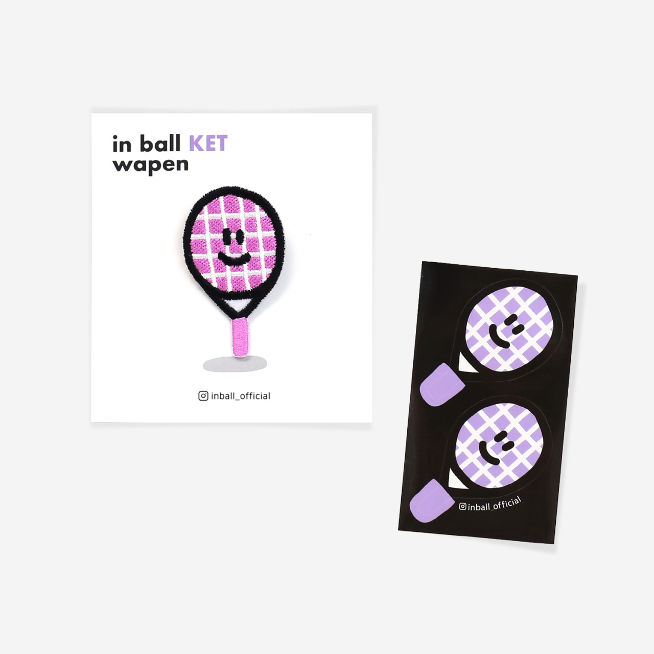 [파트너 스페이스] KET 퍼플 라켓 와펜 뱃지 5 + 5